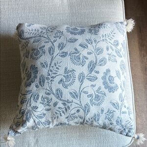 Target Blue Floral Accent Pillows (2)